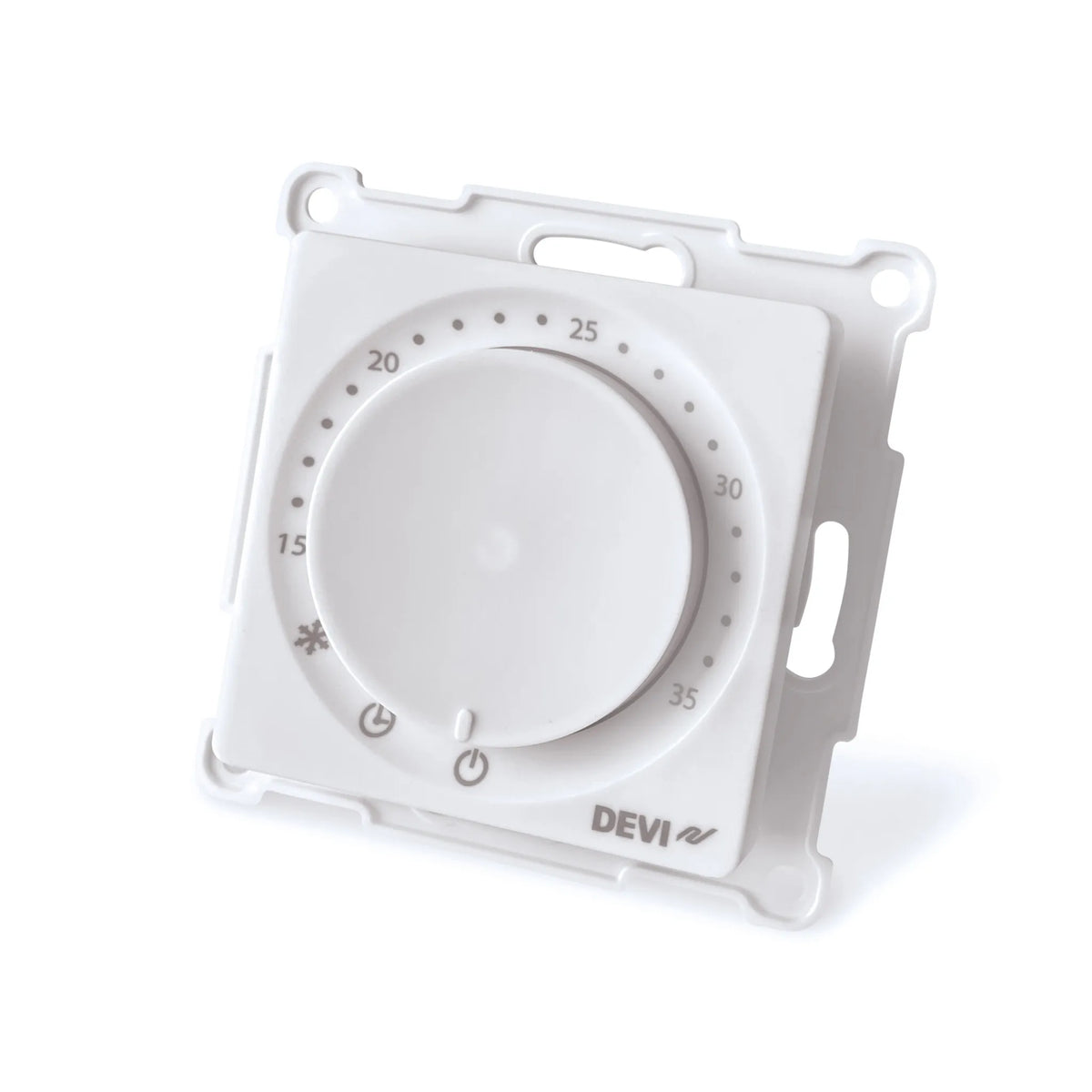 White thermostat for controlling room heating #A0005299