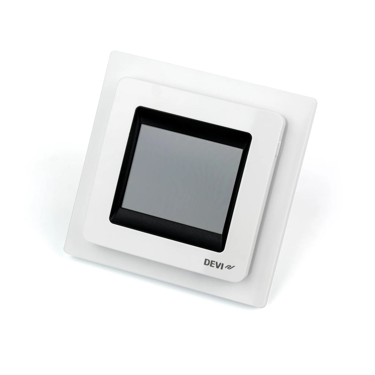 White thermostat for heated rooms with touch function #A0005298