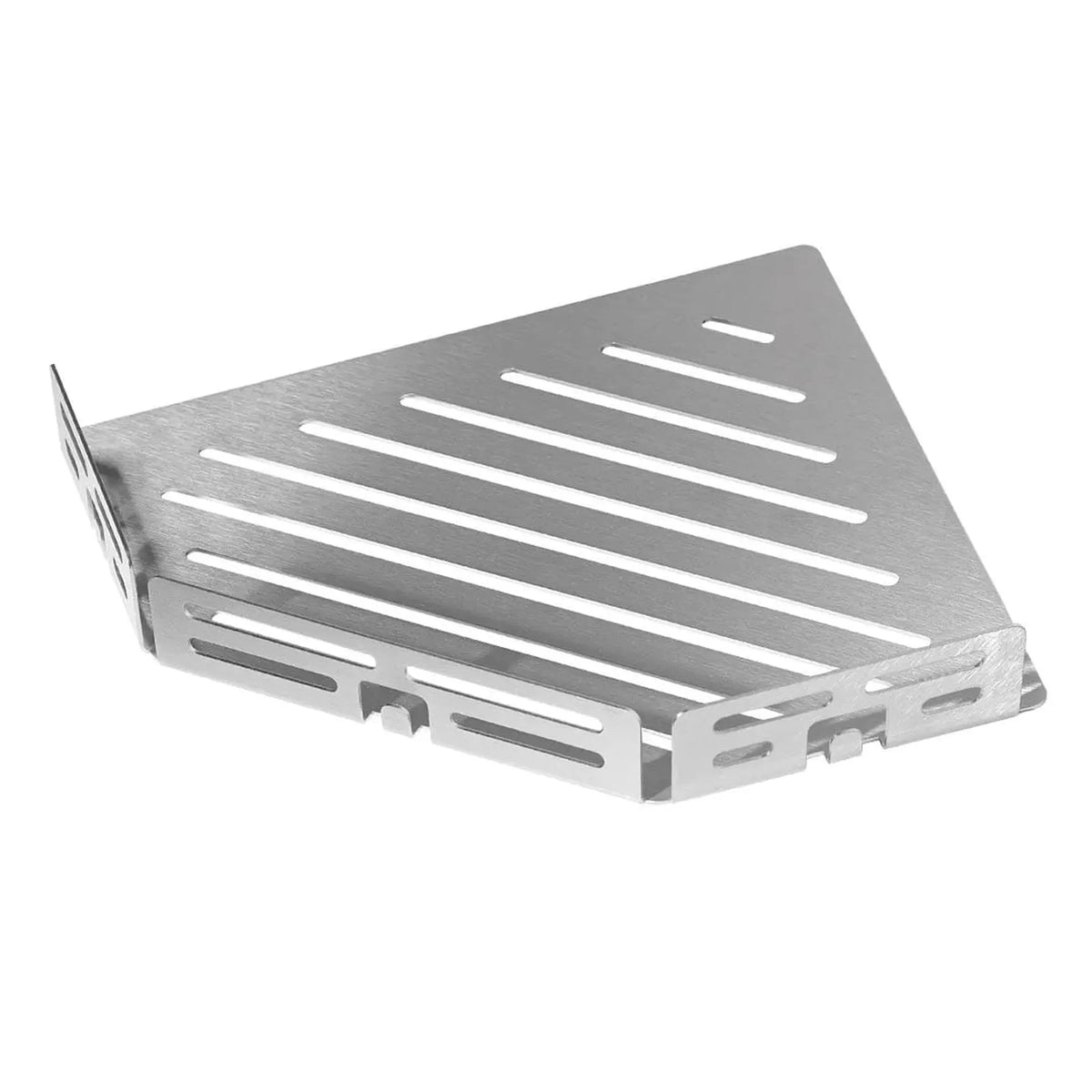 Image détaillée TI-SHELF tablette pentagonale en acier inoxydable avec motif en ligne et tringle #FR0004341