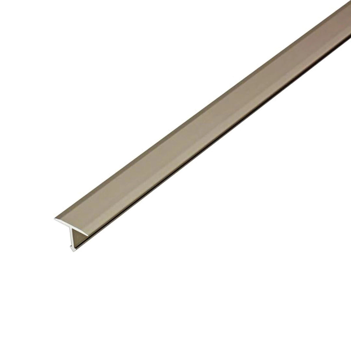 Overgangsprofiel T-vorm aluminium titaan geanodiseerd 14mm #A0003147