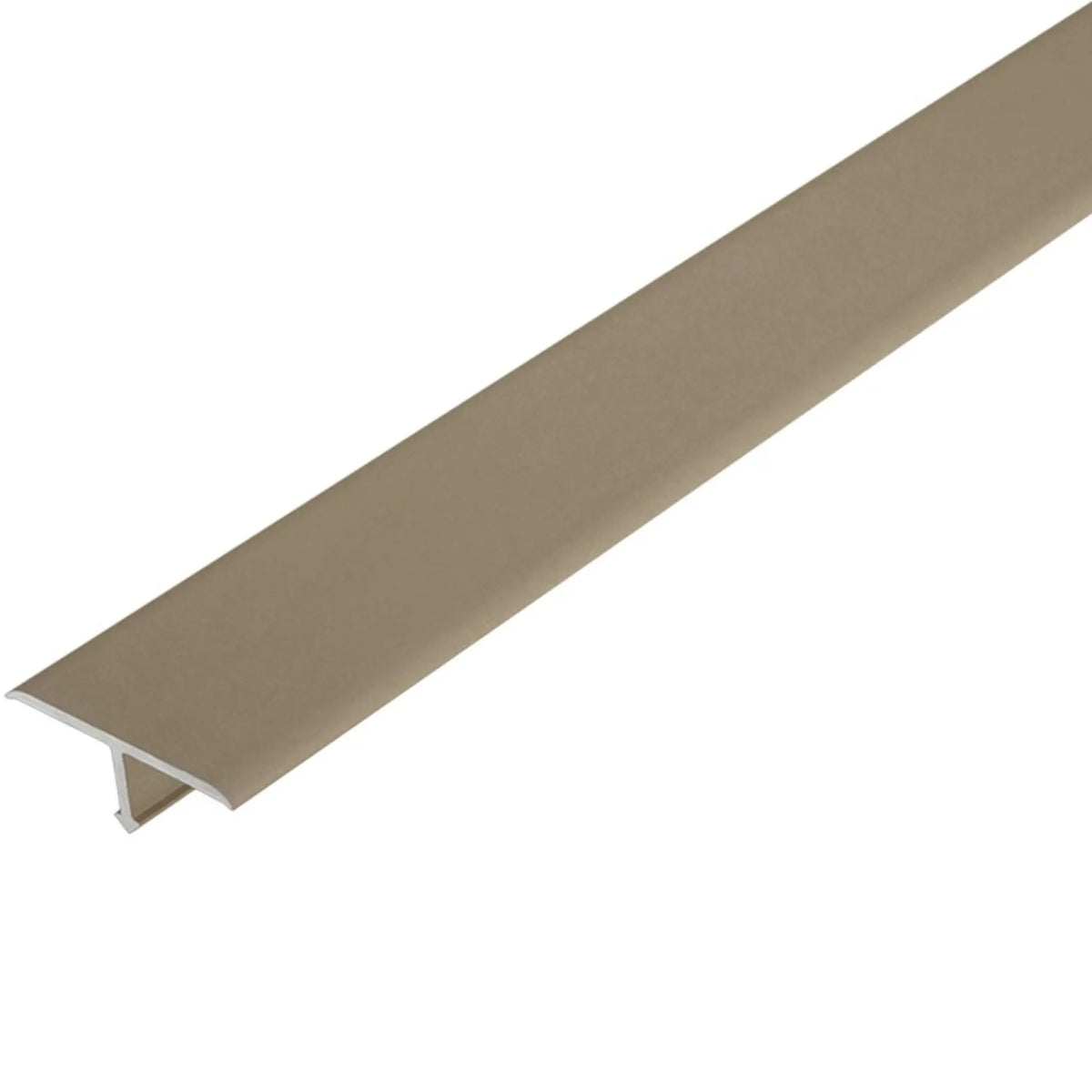 Overgangsprofiel T-vorm aluminium titaan geanodiseerd 25mm #FR0003148 #A0003148