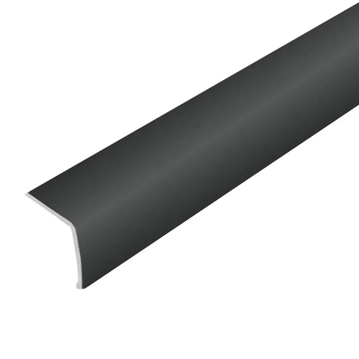 Rechtwinkliger Eckschutzwinkel aus schwarz pulverbeschichtetem Aluminium mit glänzender Optik #A0005072
#A0005073