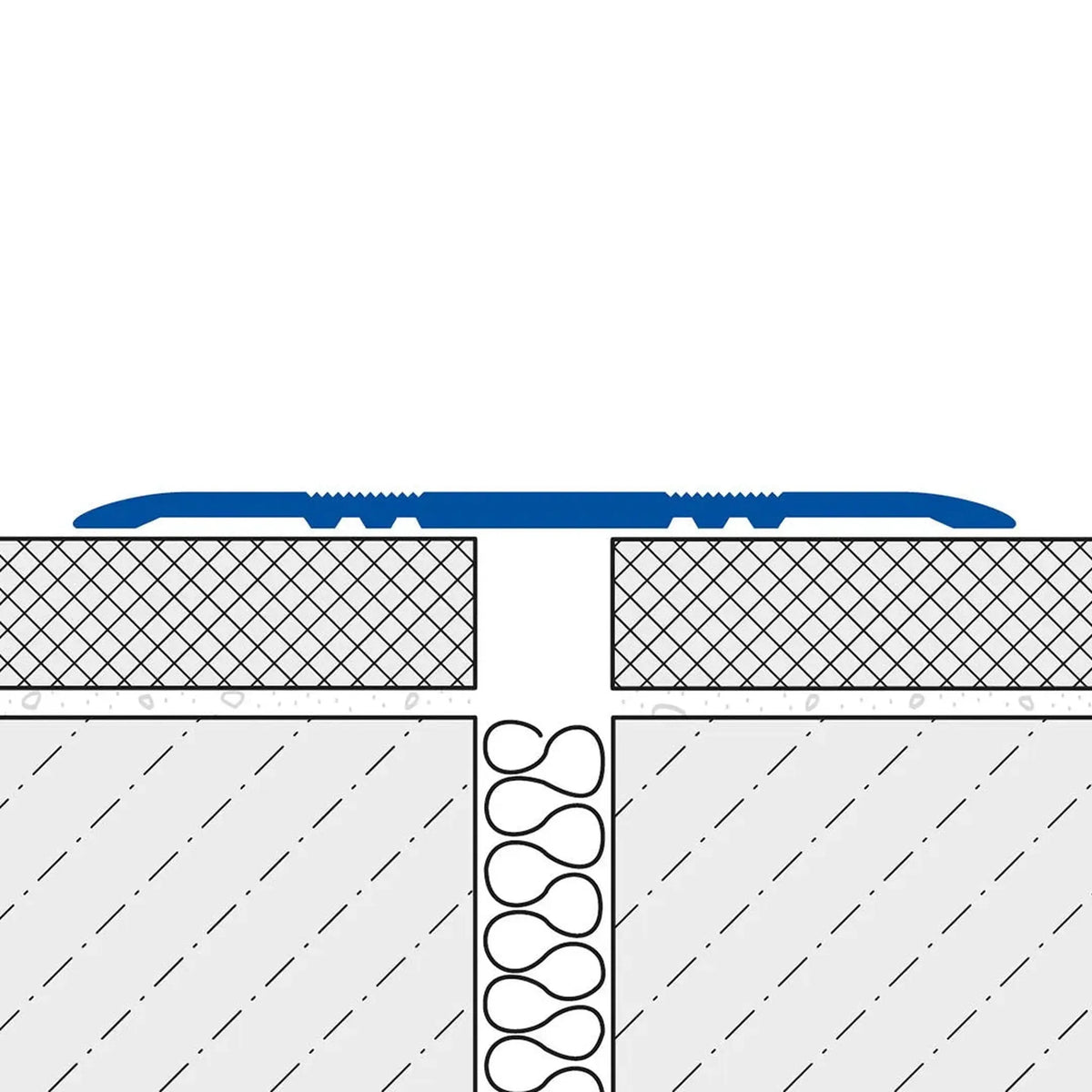 Drawing of a wide cover profiles, which on the floor covering lies and the expansion joint verdeckt #A0002922 #A0002923 #A0002924 #A0002926 #A0002927 #A0002928 #A0002930 #A0002931 #A0002932 #A0002934 #A0002935 #A0002936