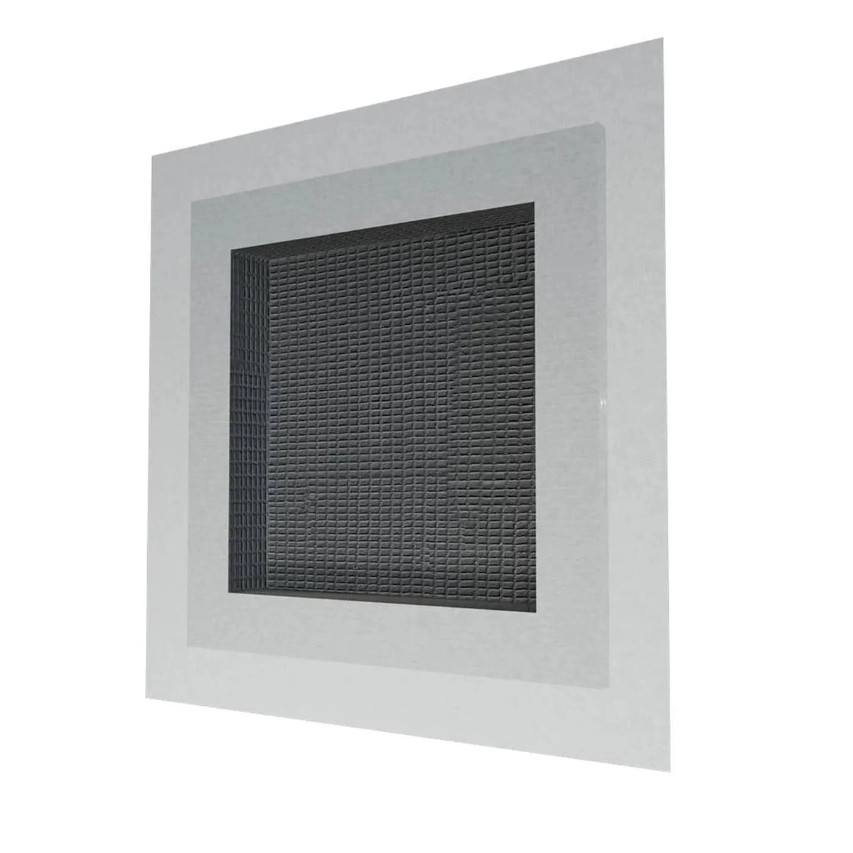 Widok z boku wnęki ściennej pod płytki PRO 300 x 300 x 50 mm z włókniną uszczelniającą #A0004998