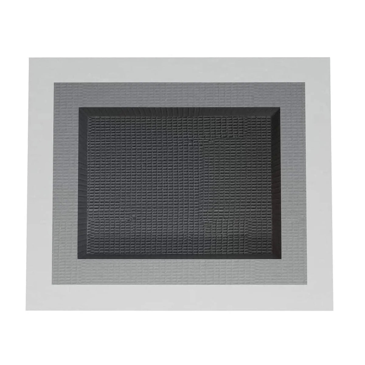 Widok z przodu wnęki ściennej pod płytki PRO 400 x 300 x 87 mm z włókniną uszczelniającą #A0005000