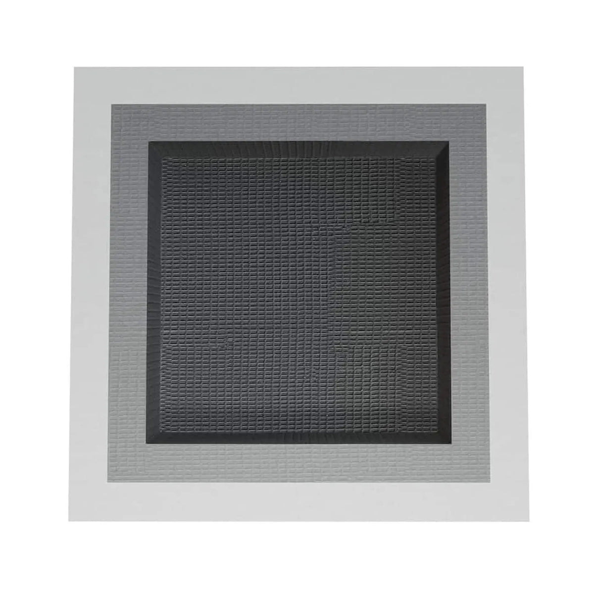 Widok z przodu wnęki ściennej pod płytki PRO 400 x 400 x 87 mm z włókniną uszczelniającą #A0005001