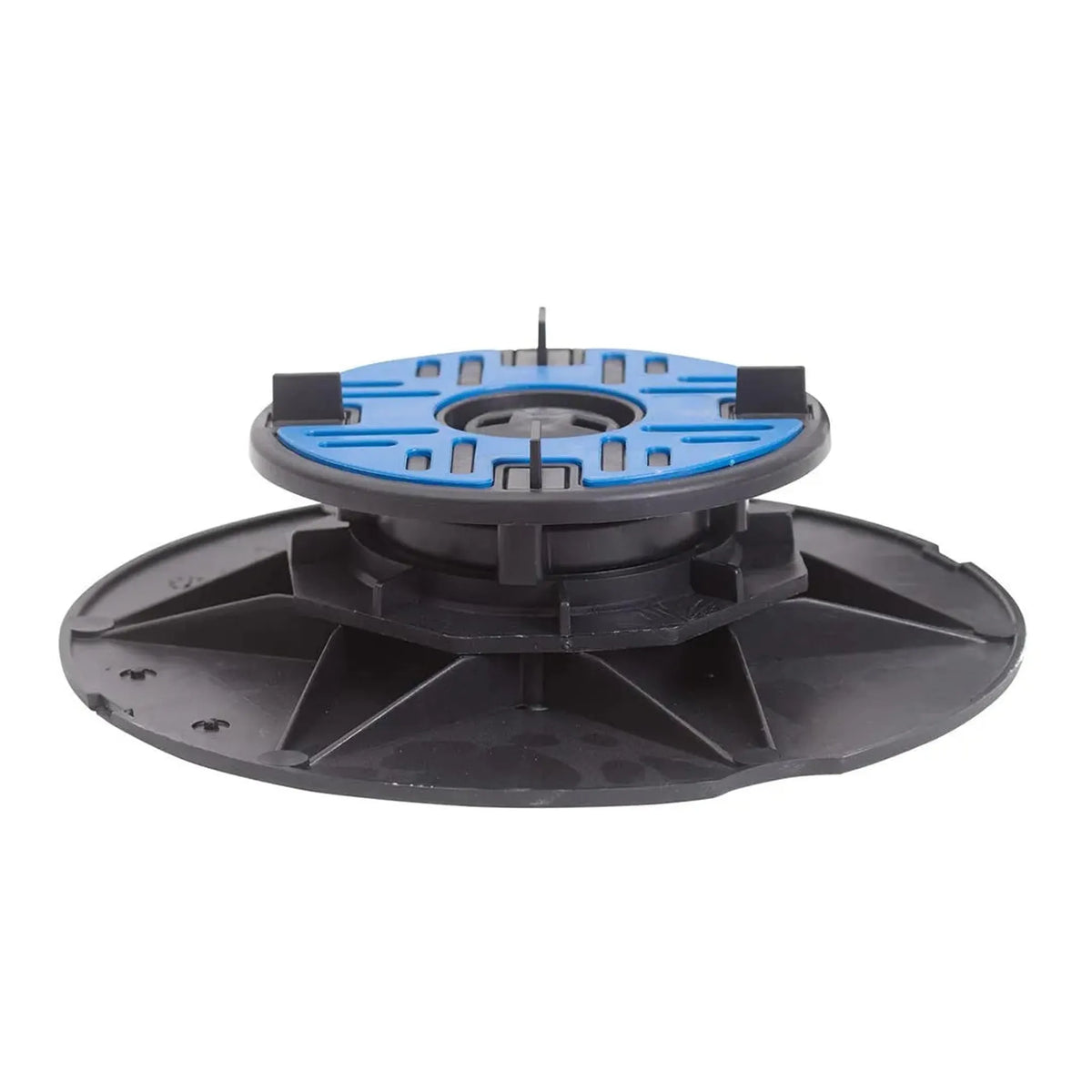 DURAL self-levelling pedestal BA 47 to 62 mm with black pedestal base and blue rubber plate #A0003327
#A0003328