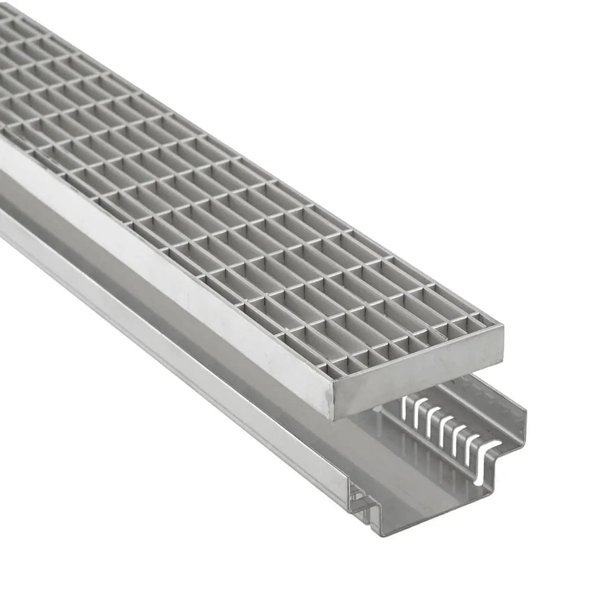 Close-up of the DW Fassadenrinne made of stainless steel schmal #A0005121
#A0005125