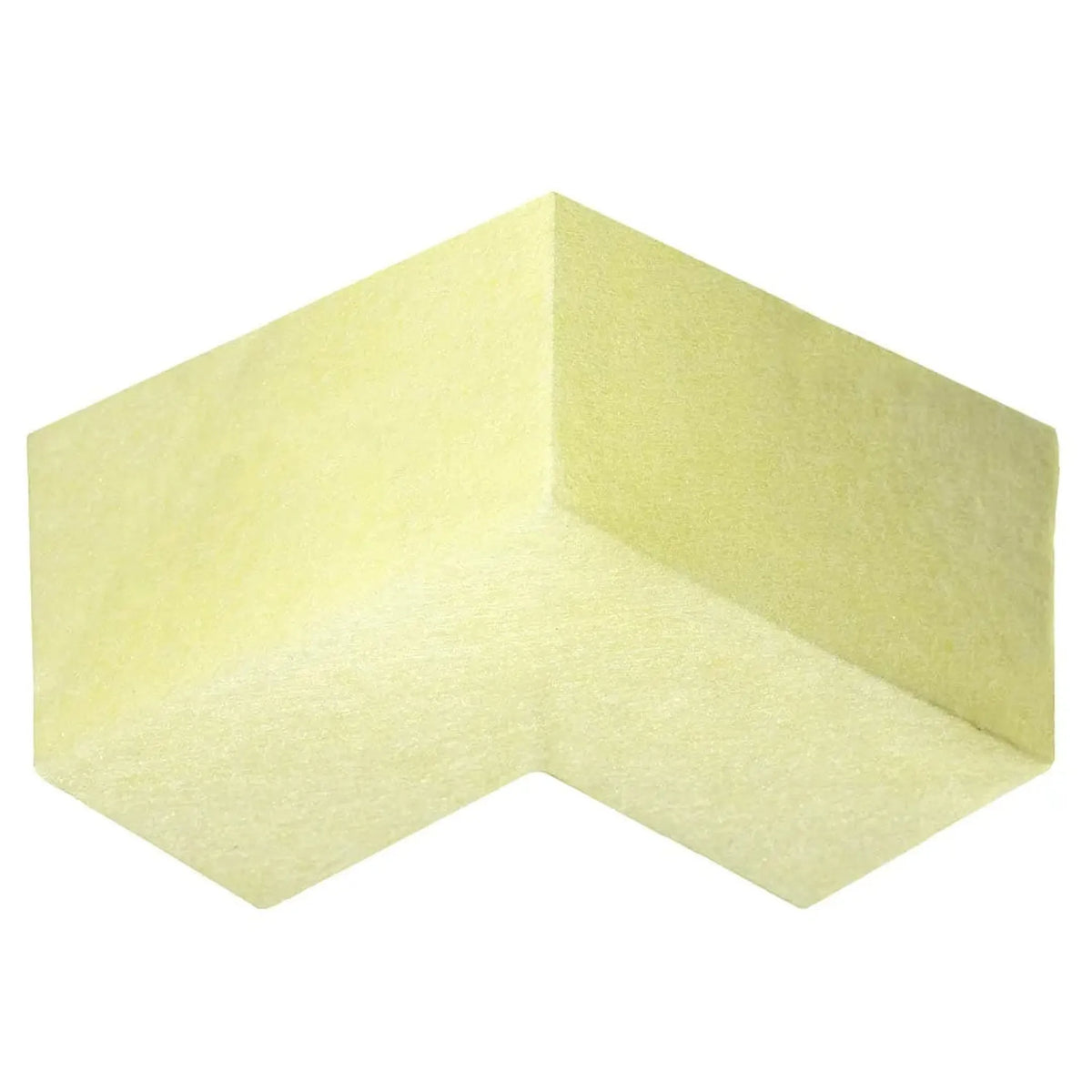 Ausgefaltete, gelbe Dichtecke. Variante Innenecke #A0001562
