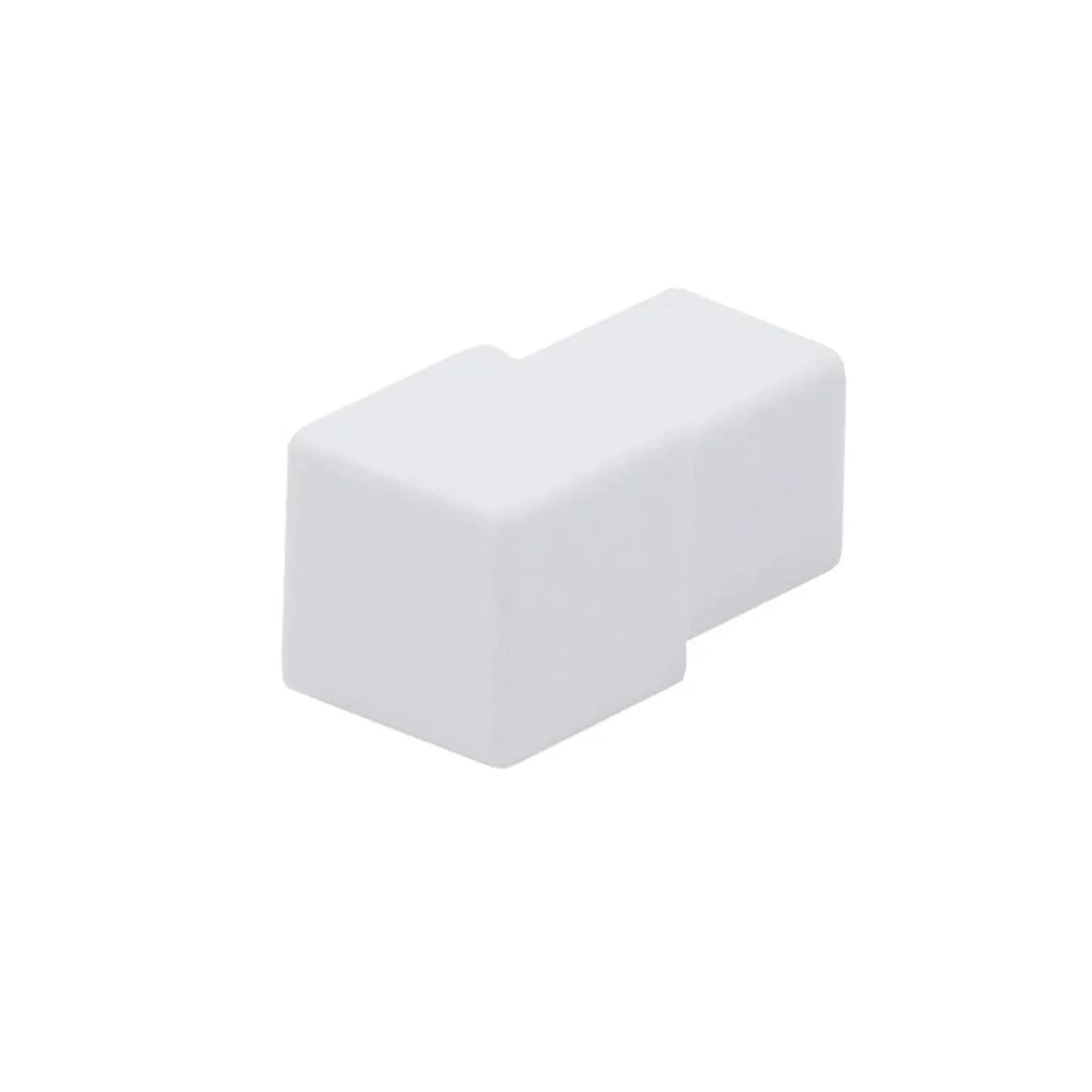 Zbliżenie narożnika do profili kwadratowych PVC biały #A0001772 #A0001782 #A0002784