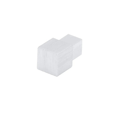 DURAL corners for brushed aluminium square edge tile trim silver