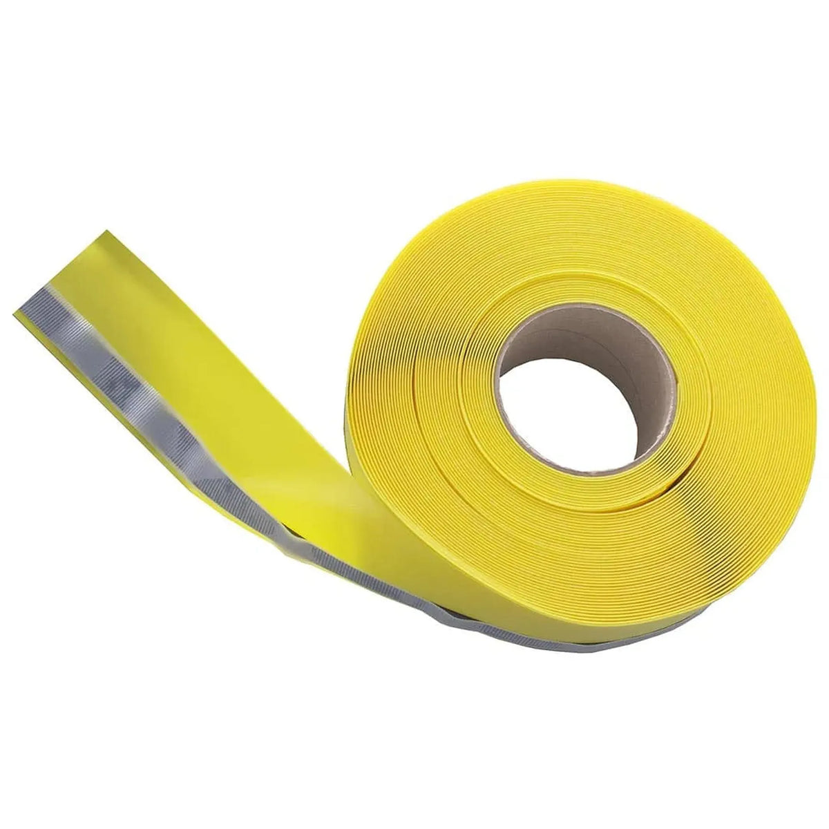 Bande d'étanchéité de baignoire jaune auto-adhésive WS enroulée avec bandes adhésives détachables
