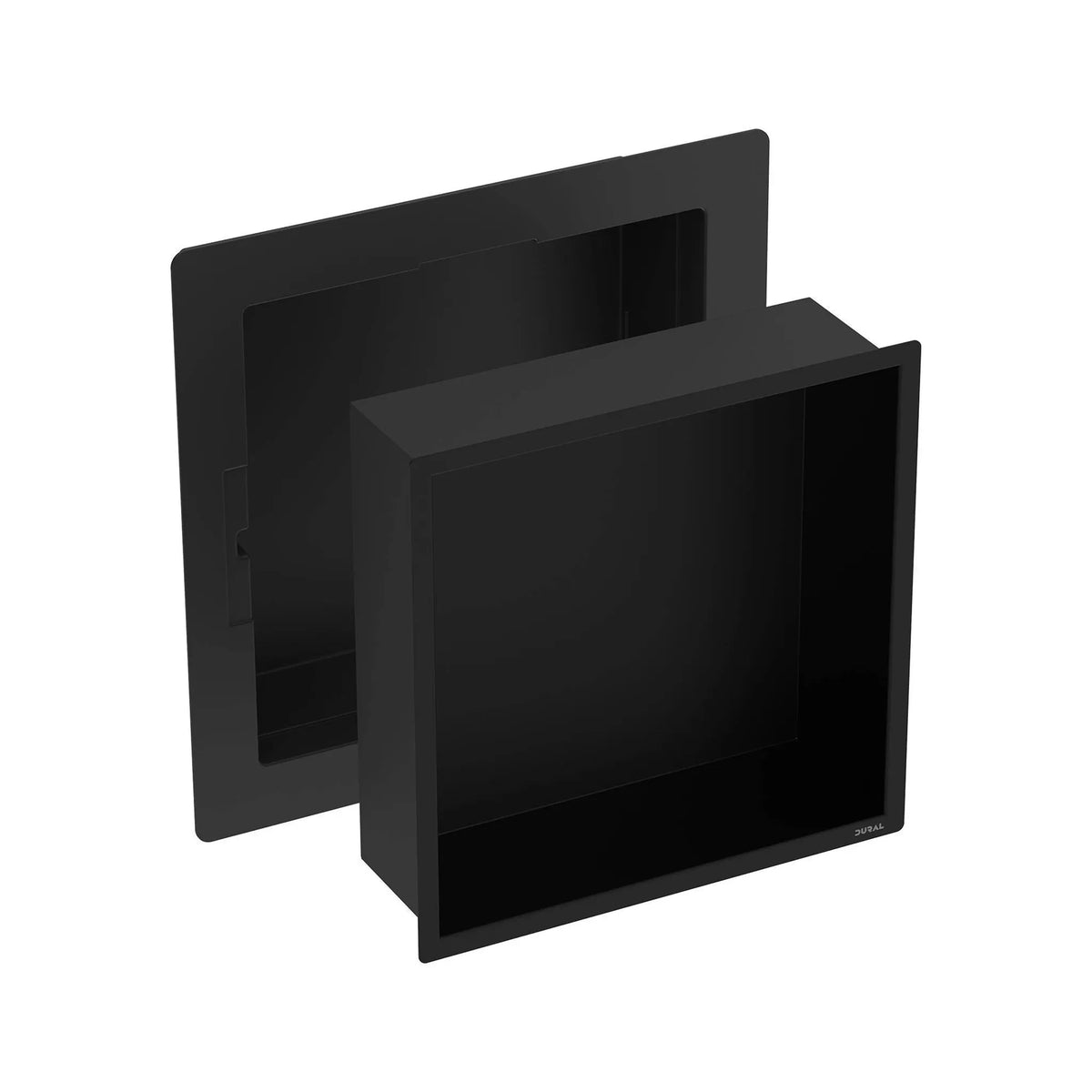 Wandnische aus Edelstahl schwarz matt 300x300 mm mit befliesbarem Rahmen
#A0005359
#FR0005359