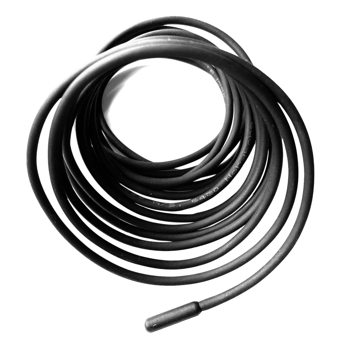 Spiral-shaped black cable