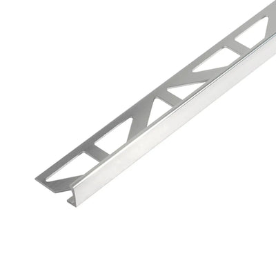 DURAL aluminium straight edge tile trim silver