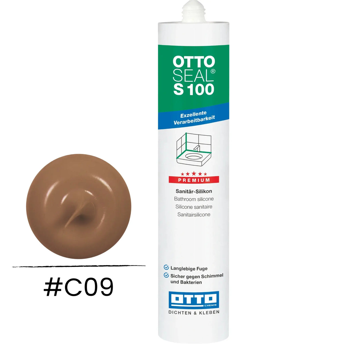 Product image OTTOSEAL S 100 premium sanitary silicone caramel C09
#A0005484