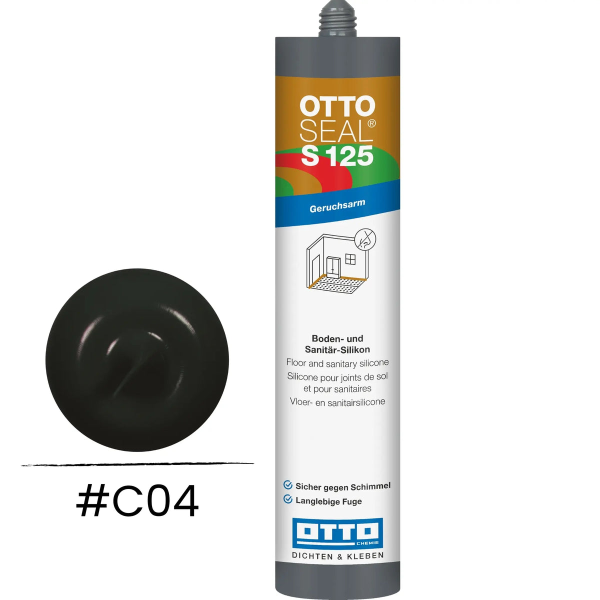 Produktbild OTTOSEAL S 125 – Boden- & Sanitär-Silikon schwarz C04
#A0005504
