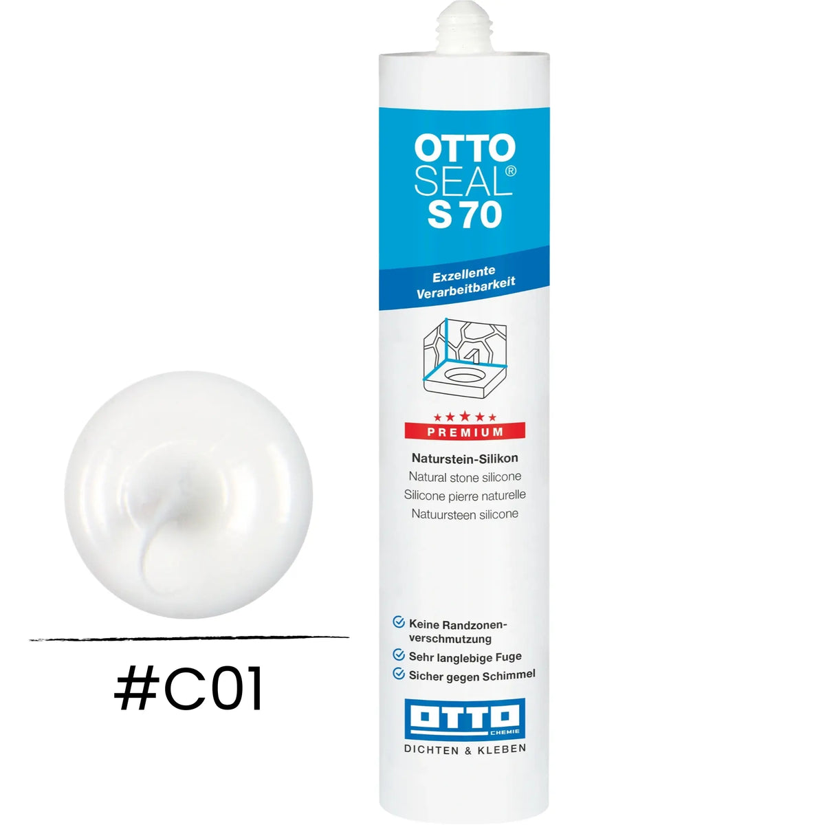 Image produit OTTOSEAL S 70 – Marbre et pierre naturelle blanc C01
#A0005460