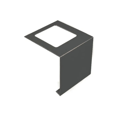 Connector for L-shaped aluminium balcony tile edge trim