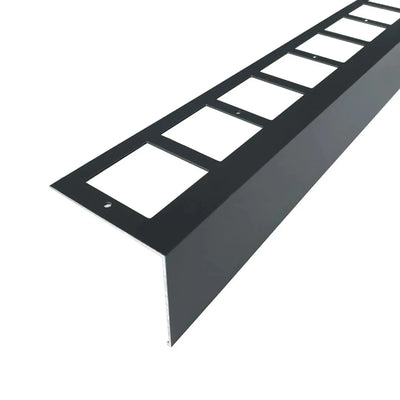 L-shaped aluminium balcony tile edge trim – View 2