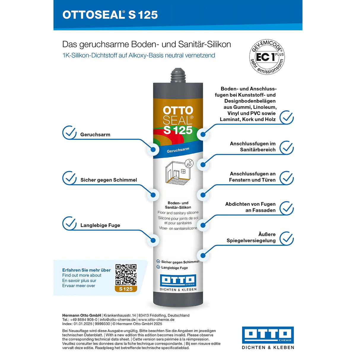 OTTOSEAL S 125 Produkt Details und Eigenschaften