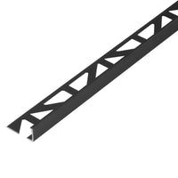 Close-up of the DURAL angle profile made of black powder-coated aluminium with matt appearance and triangular punching #A0002812
#A0002813
#A0002814
#A0002815
#A0002816