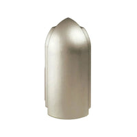 Detailed view of the titanium anodised DURAL worktop profile outside corner #A0002396