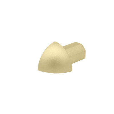 Außenecken Viertelkreisprofil Aluminium gold