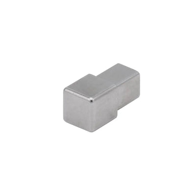 Pièce d'angle pour profilé carré inox