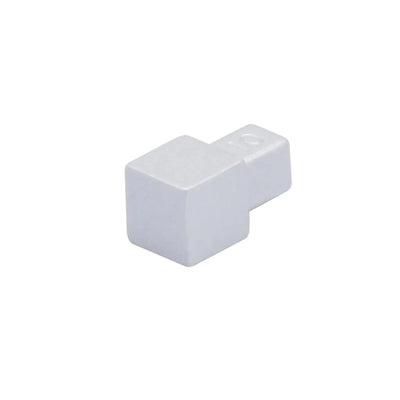 Eckstücke Quadratprofil Aluminium silber – Ansicht 2