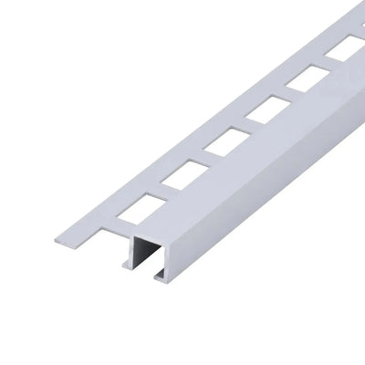 Quadratprofil Aluminium silber – Ansicht 2