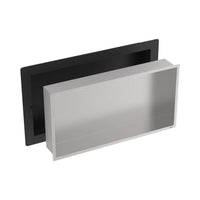 Wandnische aus Edelstahl gebürstet 600x300 mm mit befliesbarem Rahmen
#A0005361
#FR0005361